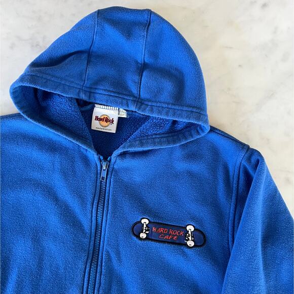 Vintage Y2K Skateboard Hard Rock Cafe Zippered Hoodie Sweatshirt Jacket / XS - S - Picture 5 of 10